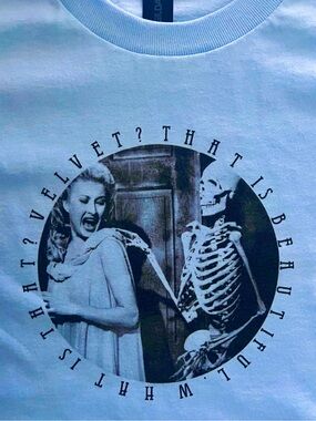 What is that?punk retro weird funny color light blue size small Unisex T-shirt